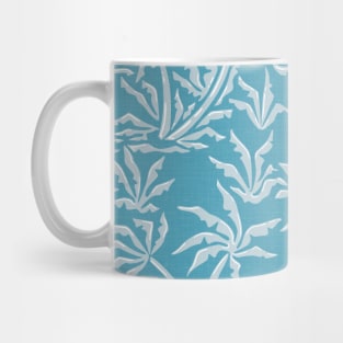 Vintage Tropical Jungle / Sea Blue Shades Mug